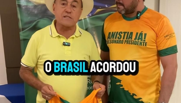 João Marcos Luz declara Bocalom como "maior líder da direita no Acre" e pede apoio à campanha por "Anistia Já"
